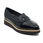 Clair de Lune Mocassin Zwart lakleer ME787S